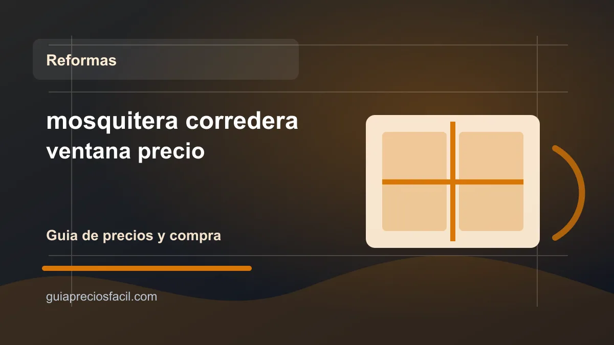 Imagen del articulo mosquitera corredera ventana precio en Guia Precios Facil