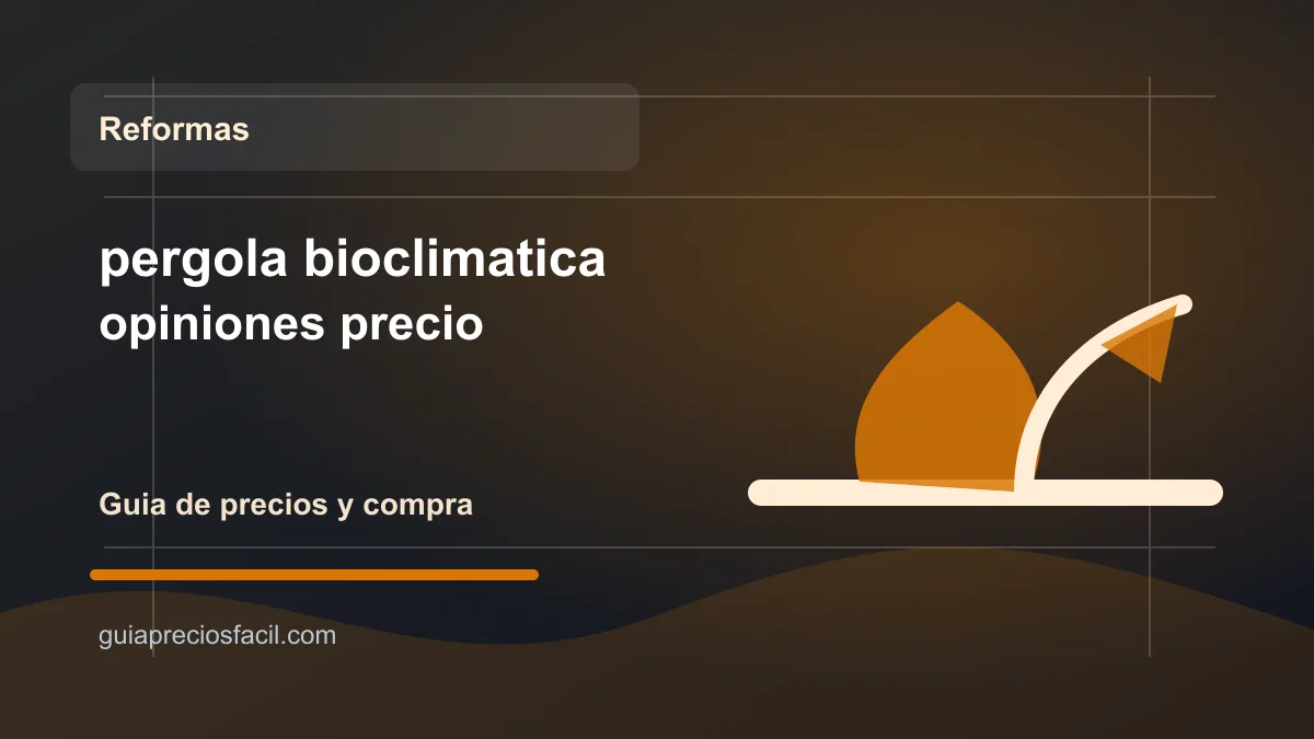Imagen del articulo pergola bioclimatica opiniones precio en Guia Precios Facil