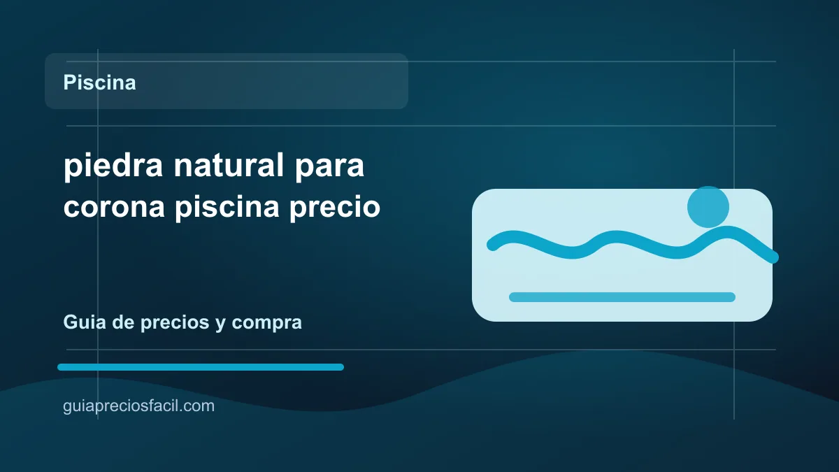 Imagen del articulo piedra natural para corona piscina precio en Guia Precios Facil