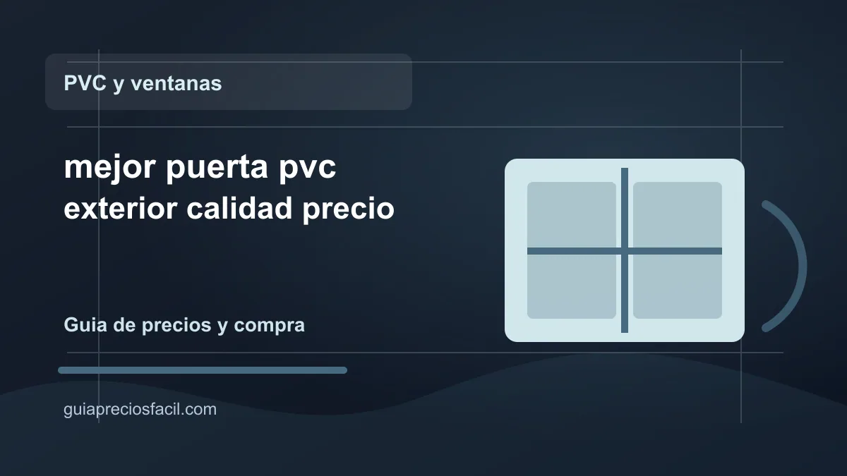 Imagen del articulo mejor puerta pvc exterior calidad precio en Guia Precios Facil