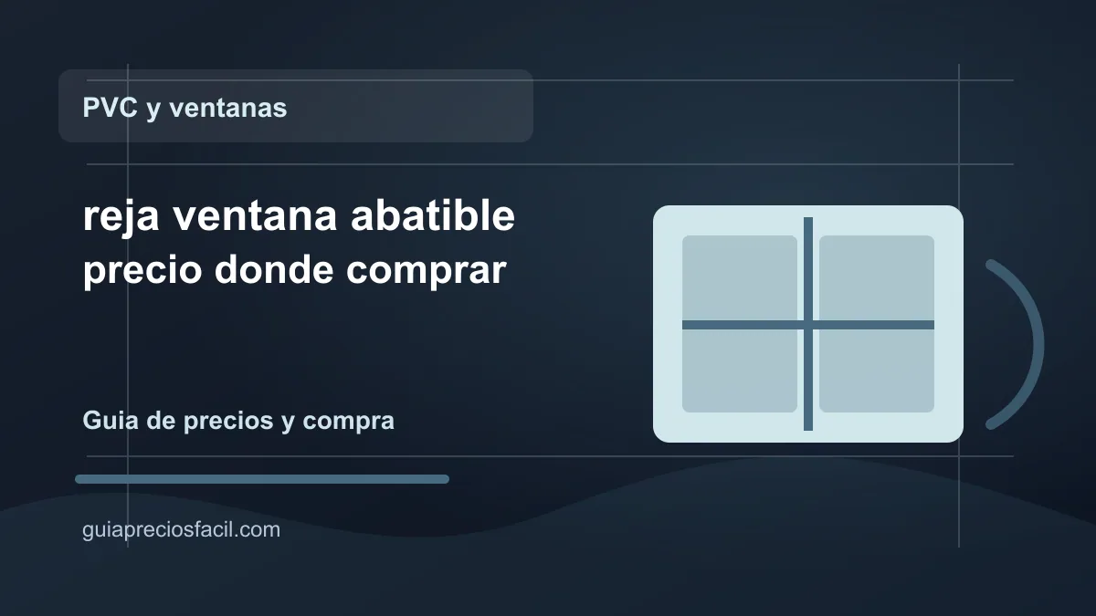 Imagen del articulo reja ventana abatible precio donde comprar en Guia Precios Facil