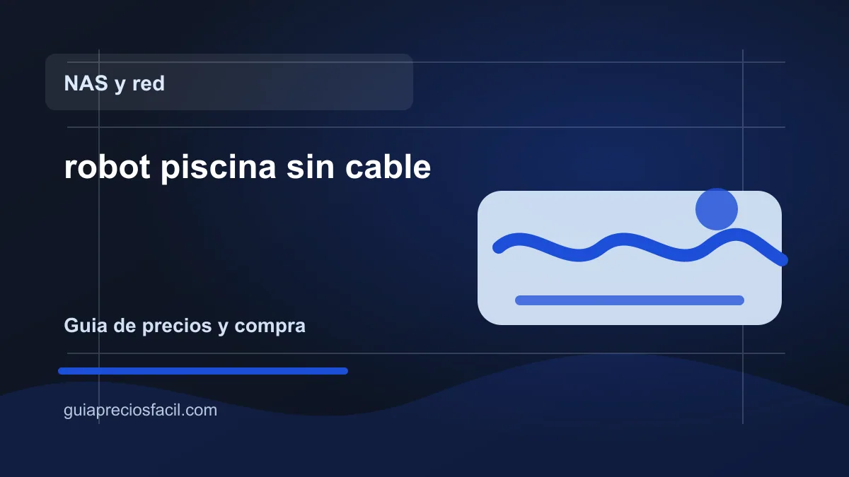 Robot piscina sin cable