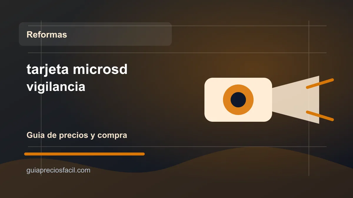 Tarjeta microSD vigilancia