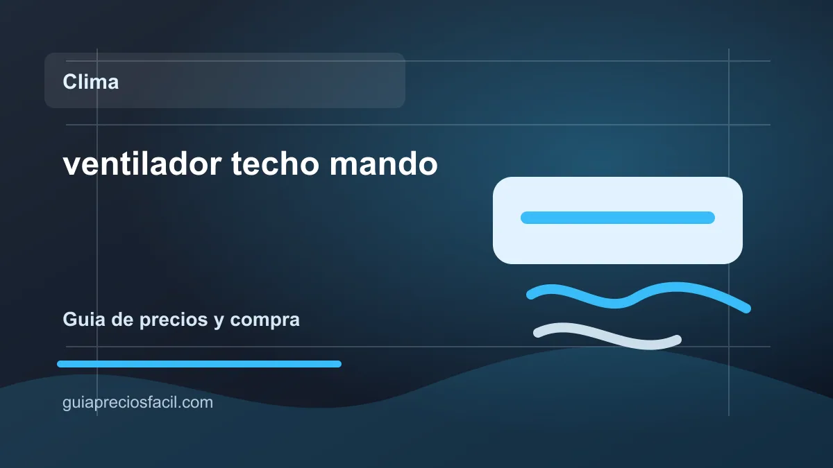 Ventilador con mando